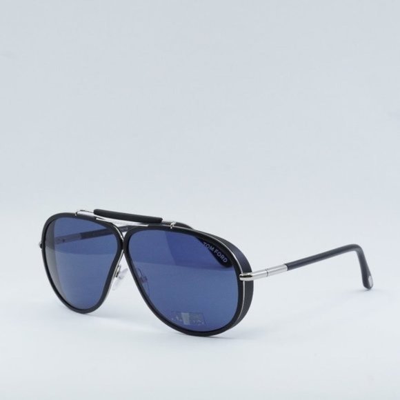 Tom Ford Other - NEW TOM FORD FT0509 02V BLACK/PALLADIUM /BLUE SUNGLASSES
